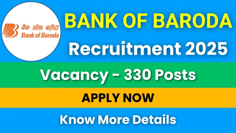 Bank of Baroda SO Recruitment 2025
