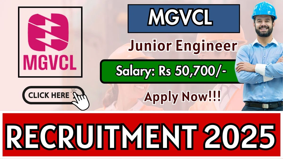 MGVCL Vidyut Sahayak Recruitment 2025